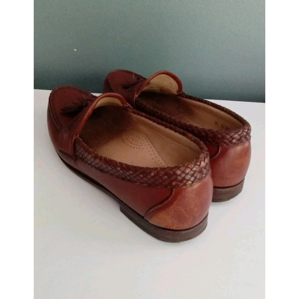 Allen Edmonds Maxfield Tassel Loafers Leather‎ Dress Shoes Brown Size 10